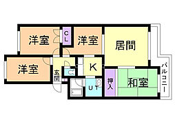 間取図画像 3LDK