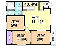 物件の間取り