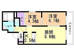 物件の間取り
