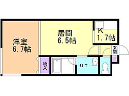間取図画像 1LDK
