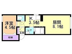 間取図画像 1LDK