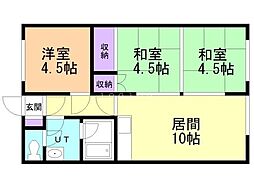 間取図画像 3LDK