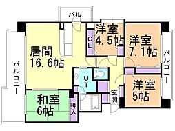 間取図画像 4LDK