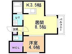 間取図画像 1LDK