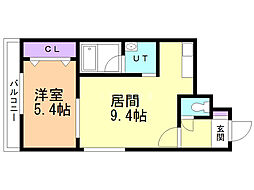 間取図画像 1LDK