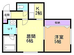 間取図画像 1LDK