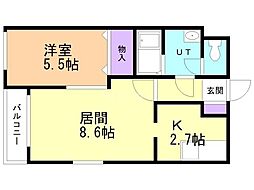 リバティクレスト24 1階/105