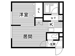 間取図画像 1DK