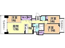間取図画像 3LDK