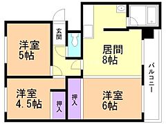 物件の間取り