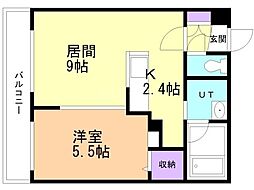 ガレット 1LDKの間取図画像