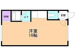 MDハイム北45条 ワンルームの間取図画像