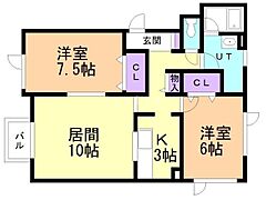物件の間取り