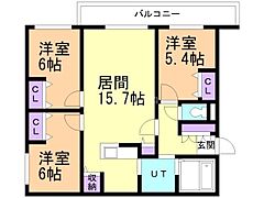 物件の間取り