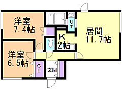 物件の間取り