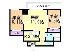 物件の間取り