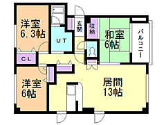 物件の間取り