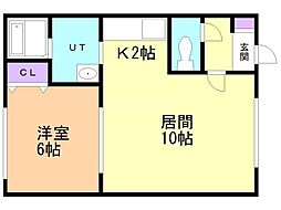 間取図画像 1LDK