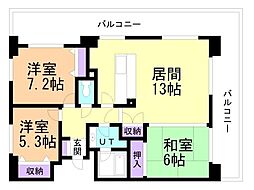 間取図画像 3LDK