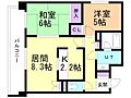 コア大通3階6.4万円