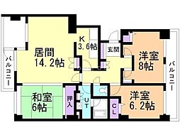 間取図画像 3LDK