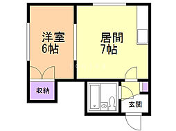 間取図画像 1LDK