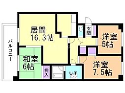 クレール旭ケ丘 1階