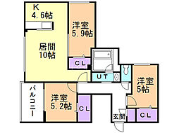 Ｍ−ＳＥＬＥＣＴＩＯＮ．ＳＴＥＬＬＡII 2階/201