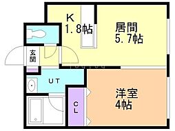 ブランノワールレサンテ514 4階/403