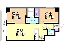 パルティーレ山鼻 3階/303