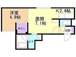 間取図画像 1LDK