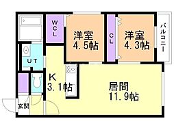 札幌市営南北線 幌平橋駅 徒歩19分 4階/-