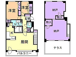 間取図画像 2SLDK
