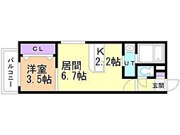 間取図画像 1LDK