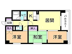 間取図画像 3LDK