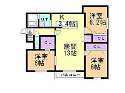 ルファール南円山 2階