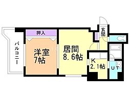 間取図画像 1LDK