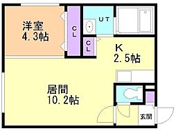 札幌市電2系統 西線11条駅 徒歩3分 1階/-