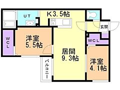 物件の間取り