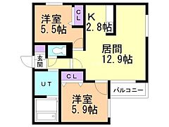 物件の間取り