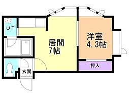間取図画像 1DK