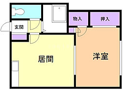 ＪＰコート北円山Ｂ棟 3階/202