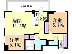 物件の間取り