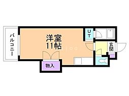 ララ・フランセ・宮の森 ワンルームの間取図画像