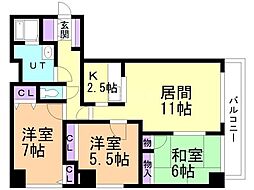 ロイトン山鼻 7階/701