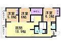 ZABOHILLSMINAMI16JO2階15.6万円
