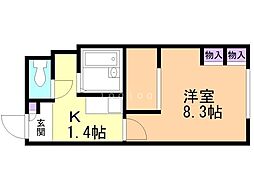 レオパレスセントラル南4条B 2階/203
