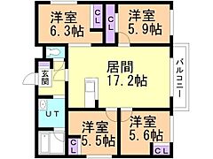物件の間取り