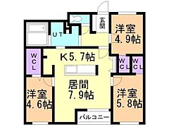 物件の間取り