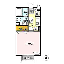 アルカディア 102 ｜ 群馬県伊勢崎市連取元町（賃貸アパート1K・1階・26.71㎡） その2